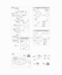 Carburetor Fuel Supply Diagram and Parts List for 12F612-0115-B1  Briggs and Stratton Engine